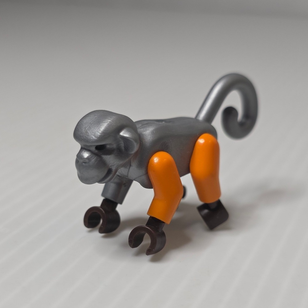 LEGO Minifigure Small Silver Orange Excellent Monkey Wretch Ninjago Skybound
